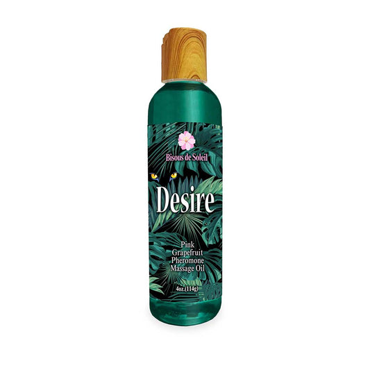 DESIRE PHEROMONE MASSAGE OIL PINK GRAPEFRUIT 4 OZ.