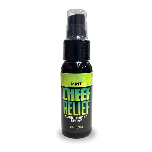 LITTLE GENIE - CHEEF RELIEF THROAT SPRAY MINT 1 OZ.