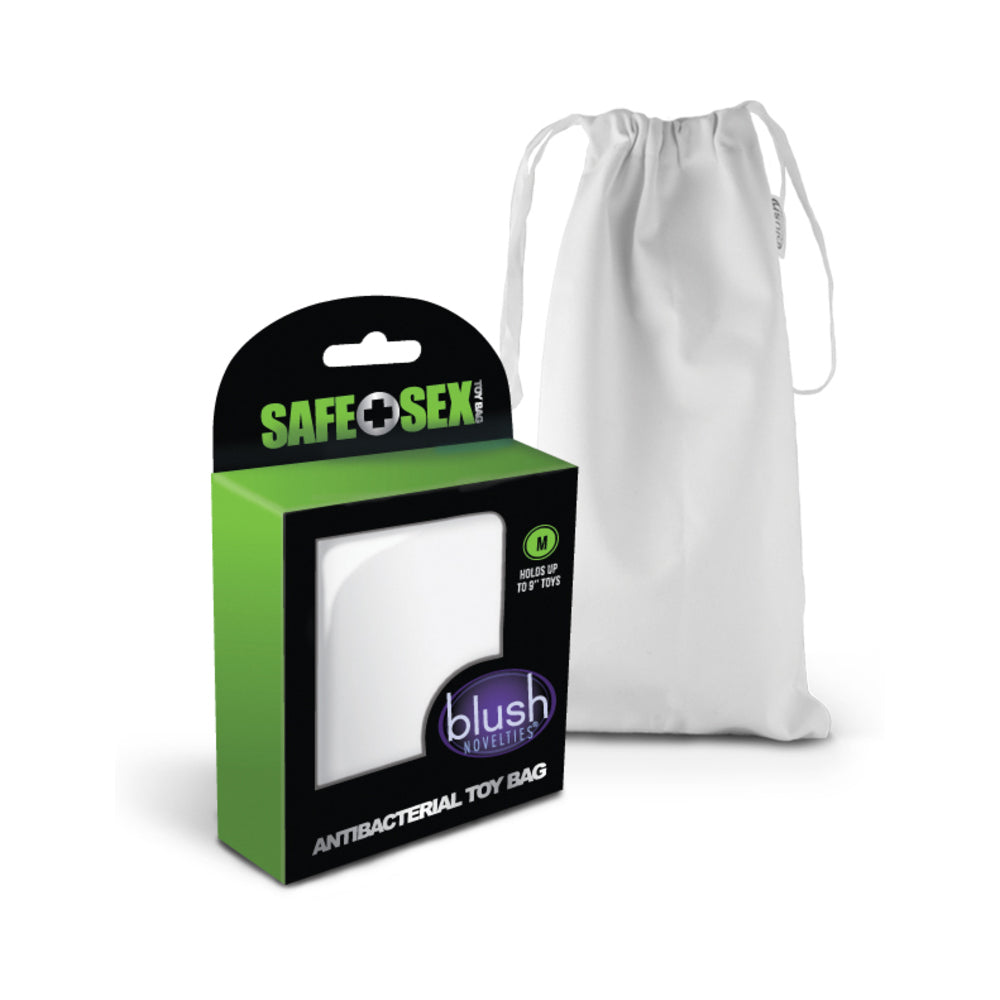 BLUSH - SAFE SEX ANTIBACTERIAL TOY BAG MEDIUM 24-PIECE DISPLAY