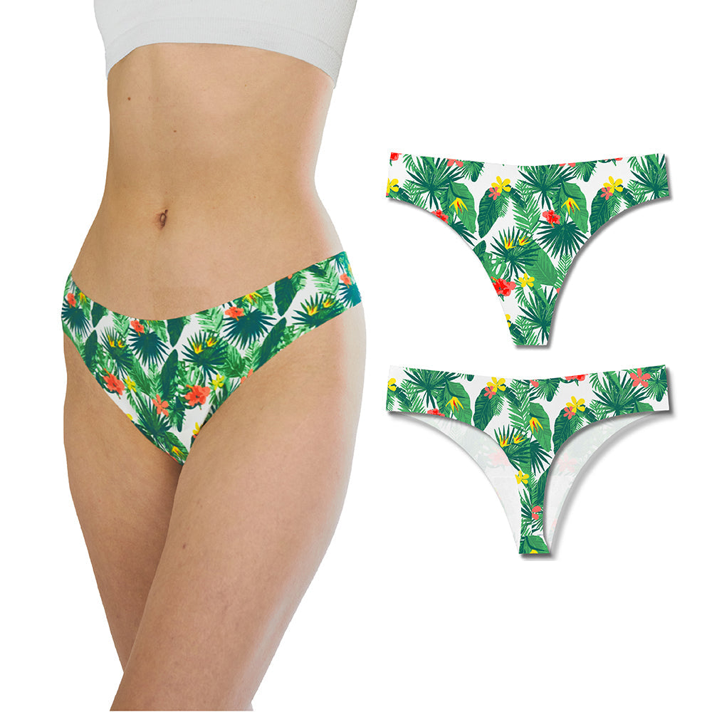 BONKS TROPIC LIKE IT''S HOT SEAMLESS THONG O/S