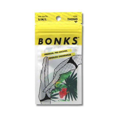 BONKS TROPIC LIKE IT''S HOT SEAMLESS THONG O/S