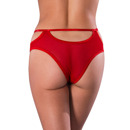 MAGIC SILK HOLIDAZE CHEEKY BOY SHORT RED S/M