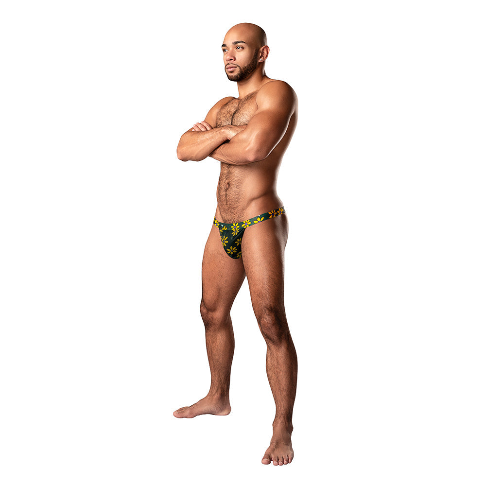 MALE POWER - PETAL POWER MICRO THONG DAISY PRINT S/M