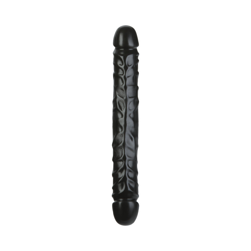 DOC JOHNSON - JR. DOUBLE HEADER: 12IN.X 1.5IN. (BLACK)