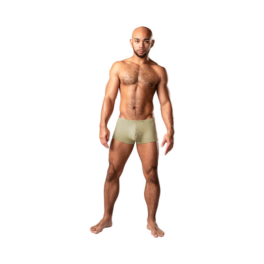 MALE POWER - CABANA BANANA MINI SHORT YELLOW/GREY XL