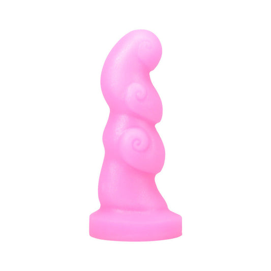 TANTUS HOOKAH 5.75 IN. SOFT DILDO BUBBLE GUM