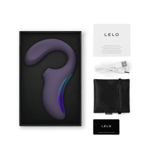 LELO ENIGMA WAVE SUCTION DUAL STIMULATOR CYBER PURPLE