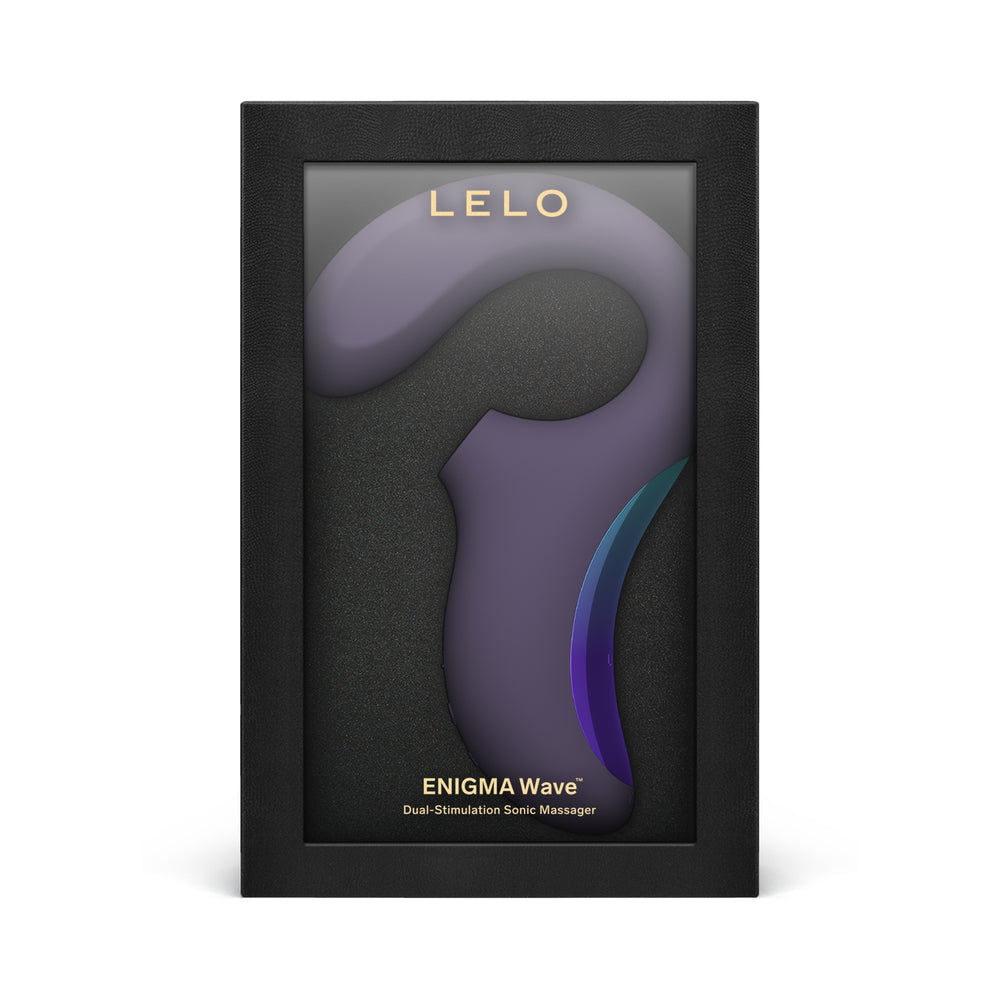 LELO ENIGMA WAVE SUCTION DUAL STIMULATOR CYBER PURPLE