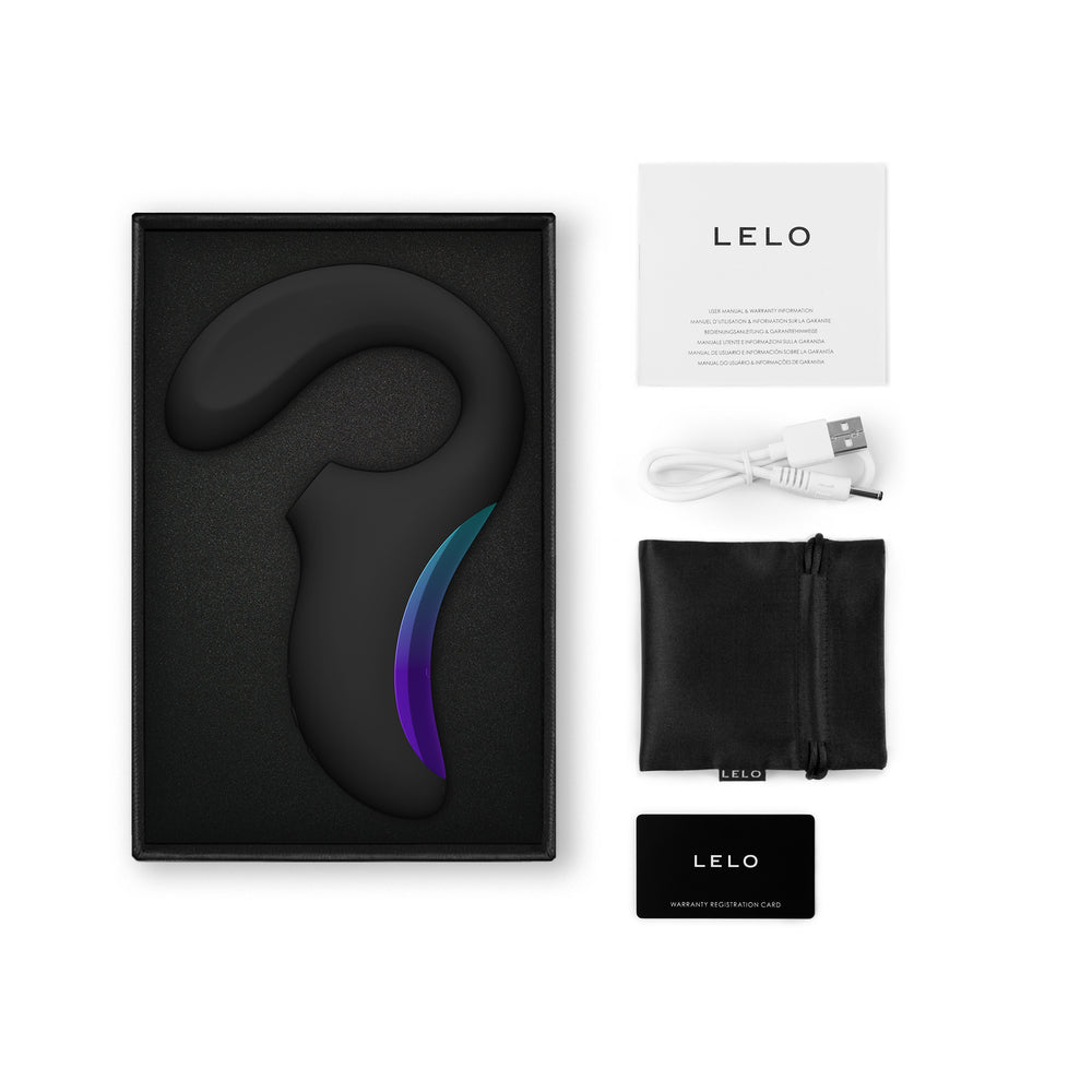 LELO - ENIGMA WAVE SUCTION DUAL STIMULATOR BLACK