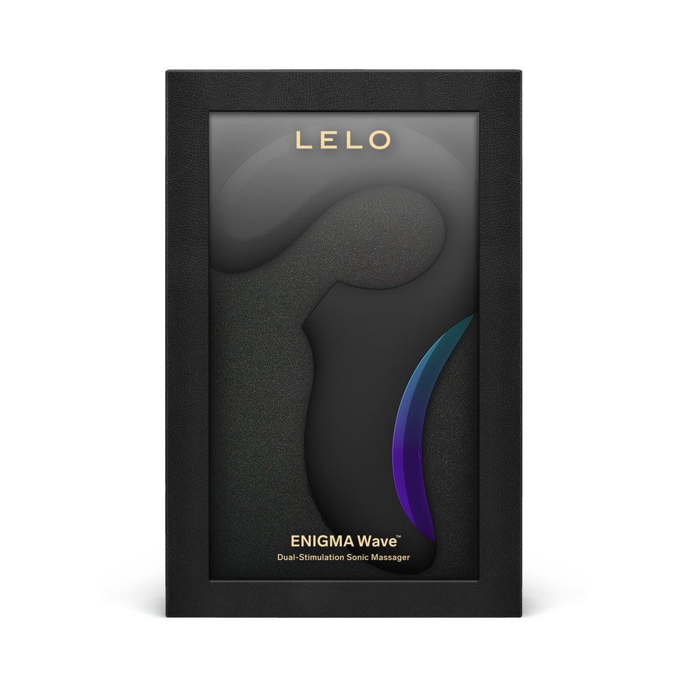 LELO ENIGMA WAVE SUCTION DUAL STIMULATOR BLACK