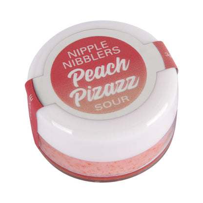 JELIQUE NIPPLE NIBBLER SOUR PLEASURE BALM 3G PEACH PIZAZZ BULK BAG 36C