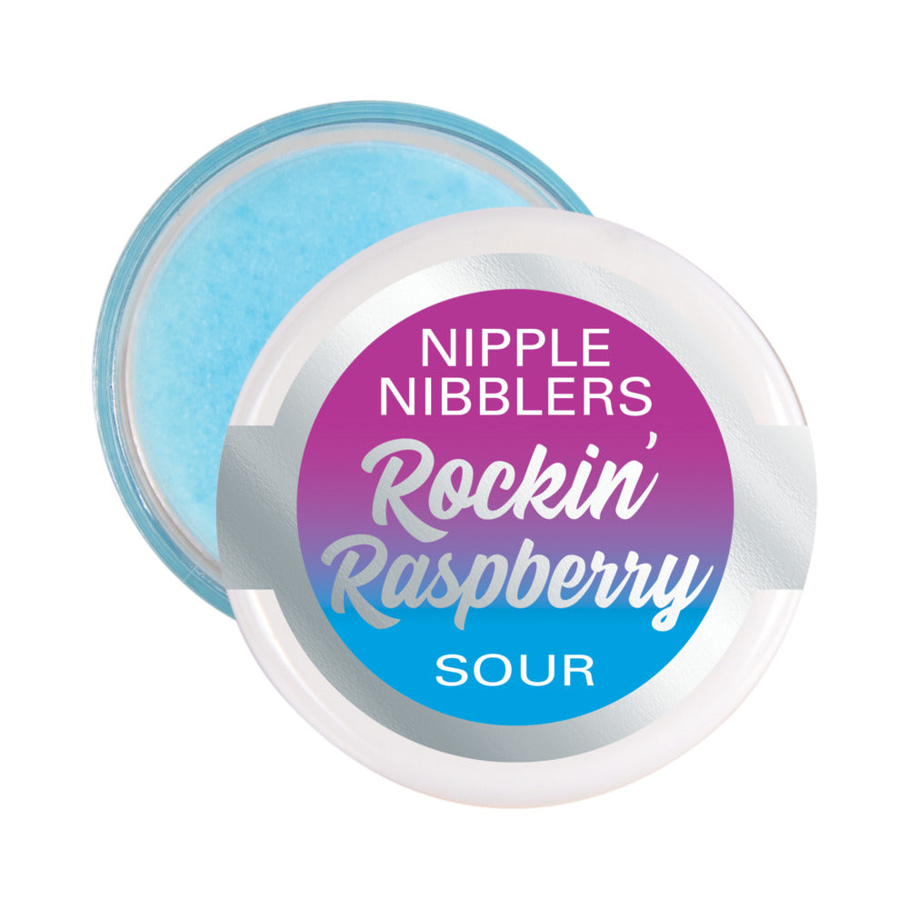 JELIQUE NIPPLE NIBBLER SOUR PLEASURE BALM 3G ROCKIN RASPBERRY BULK BAG 36PC