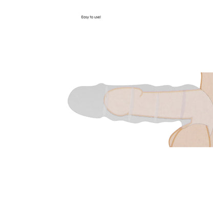 REALROCK SKIN 6 IN. PENIS EXTENDER SLEEVE BLACK