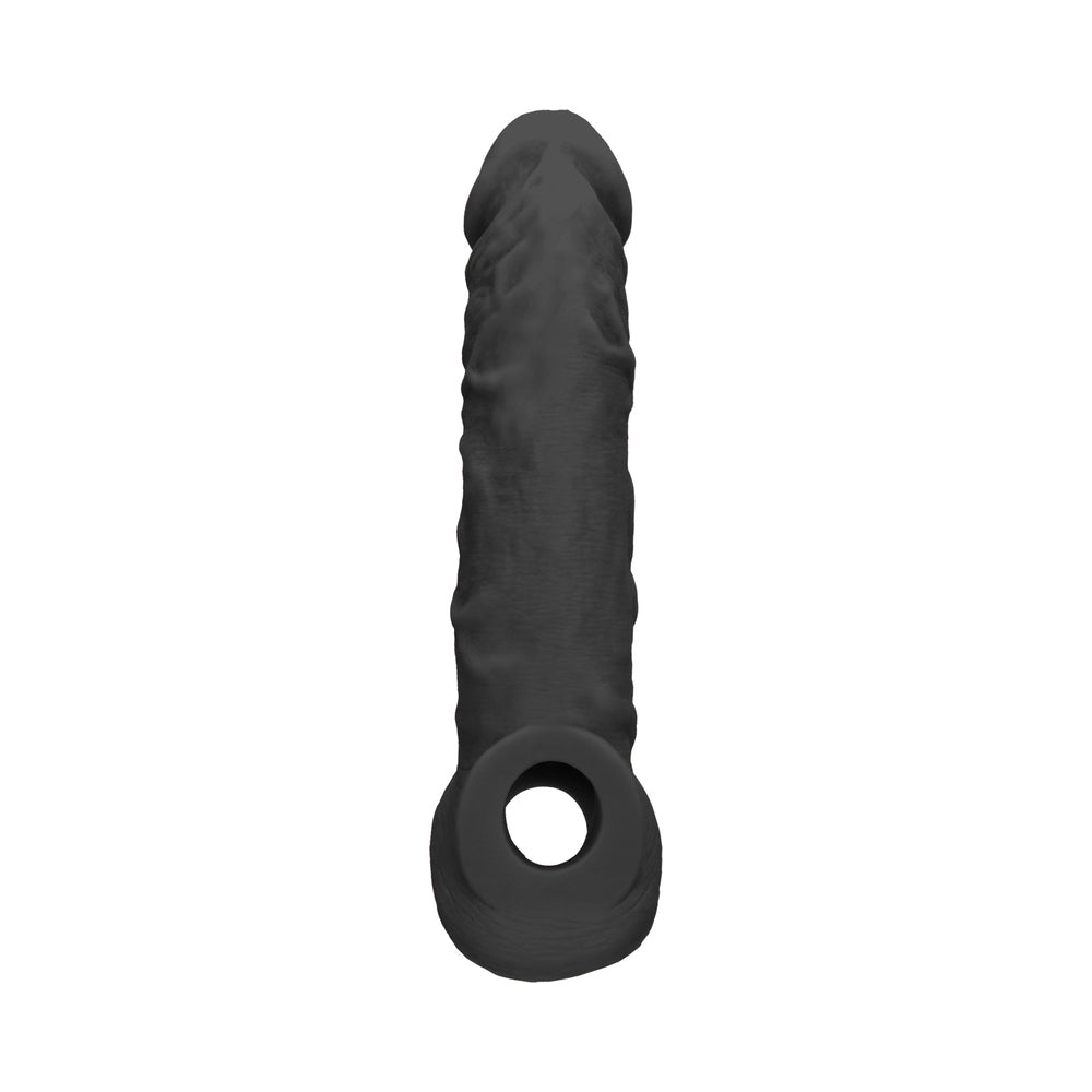 REALROCK SKIN 8 IN. PENIS EXTENDER SLING BLACK