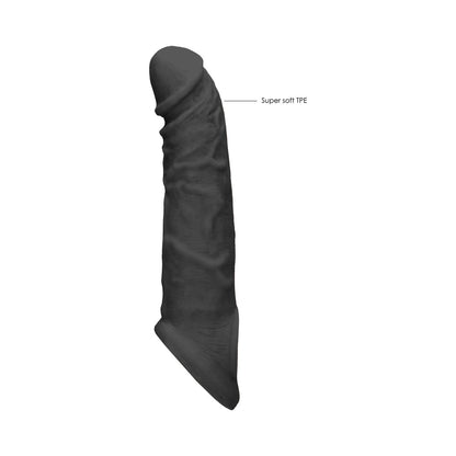 REALROCK SKIN 8 IN. PENIS EXTENDER SLING BLACK