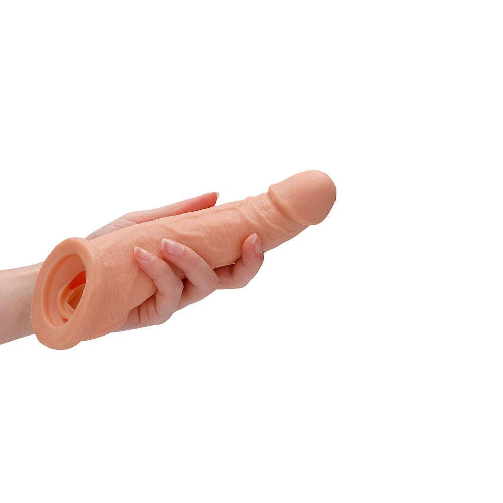 REALROCK SKIN 8 IN. PENIS EXTENDER SLING BEIGE