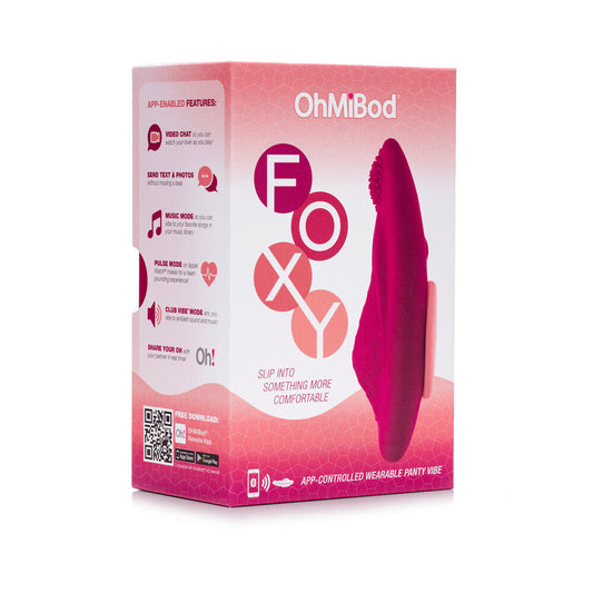 OHMIBOD FOXY BLUETOOTH APP-CONTROLLED WEARABLE PANTY VIBRATOR