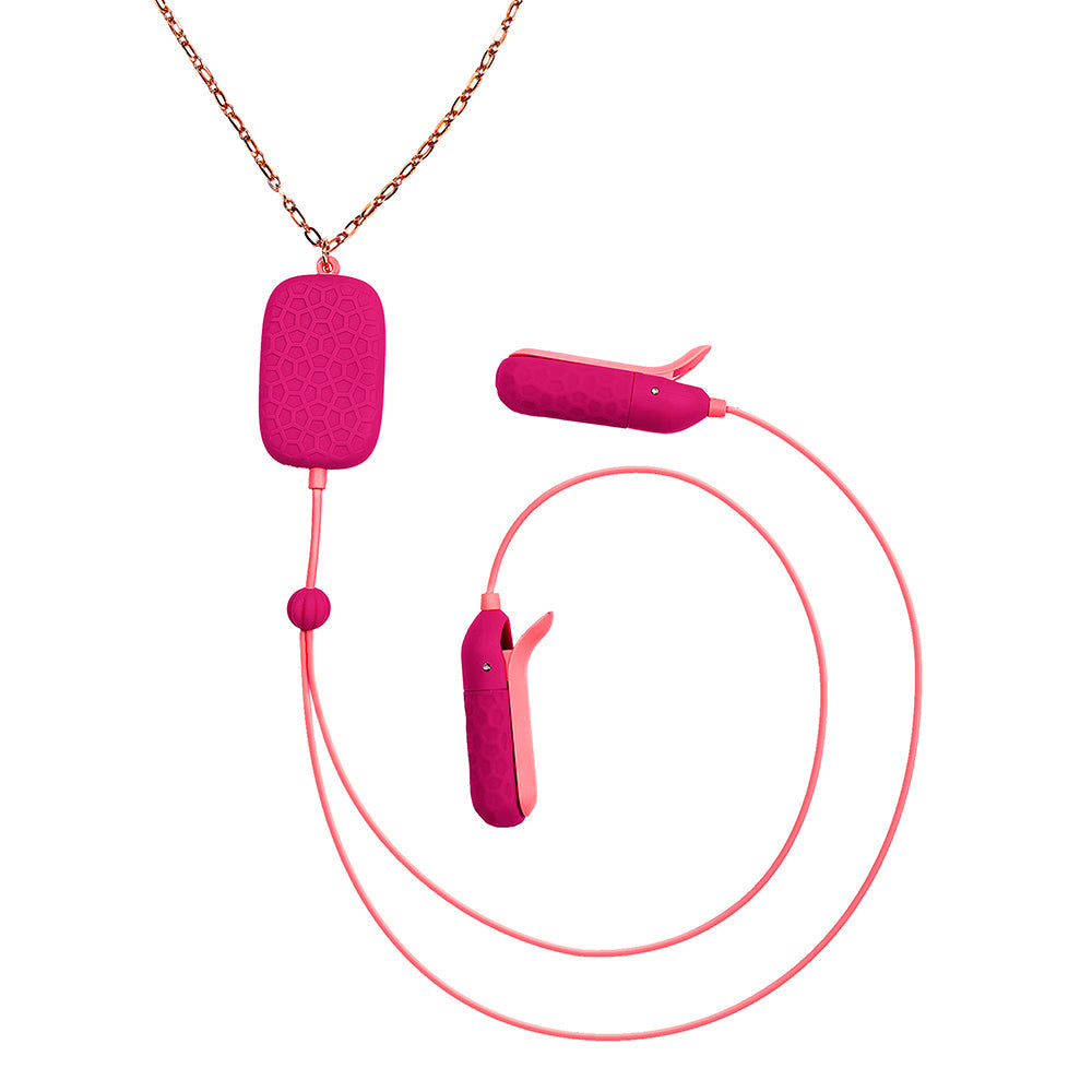 OHMIBOD SPHINX BLUETOOTH APP-CONTROLLED WEARABLE VIBRATING NIPPLE CLAMPS