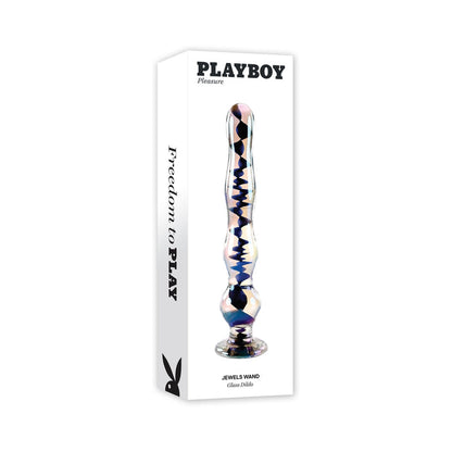 PLAYBOY JEWELS WAND BOROSILICATE GLASS IRIDESCENT