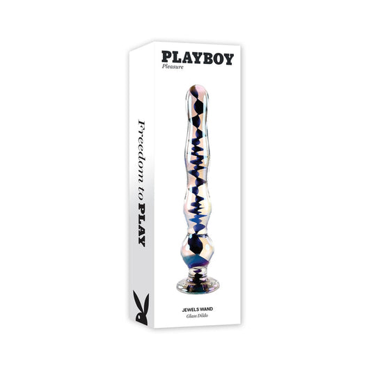 PLAYBOY JEWELS WAND BOROSILICATE GLASS IRIDESCENT
