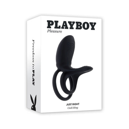 PLAYBOY JUST RIGHT RECHARGEABLE SILICONE C-RING