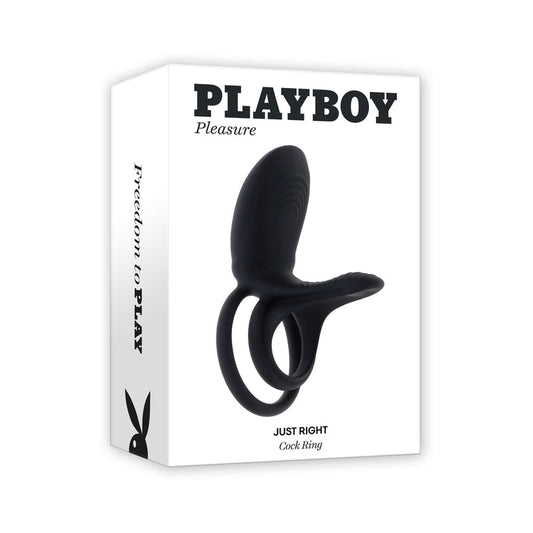 PLAYBOY JUST RIGHT RECHARGEABLE SILICONE C-RING