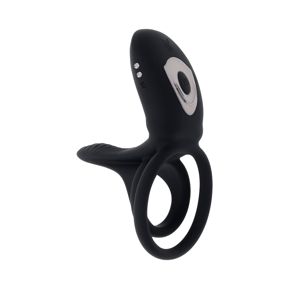 PLAYBOY JUST RIGHT RECHARGEABLE SILICONE C-RING