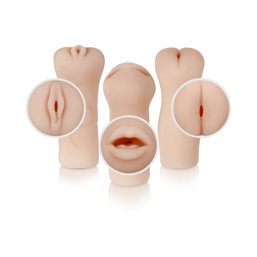 SELOPA - PARTY PACK 3-PIECE STROKER PACK LIGHT