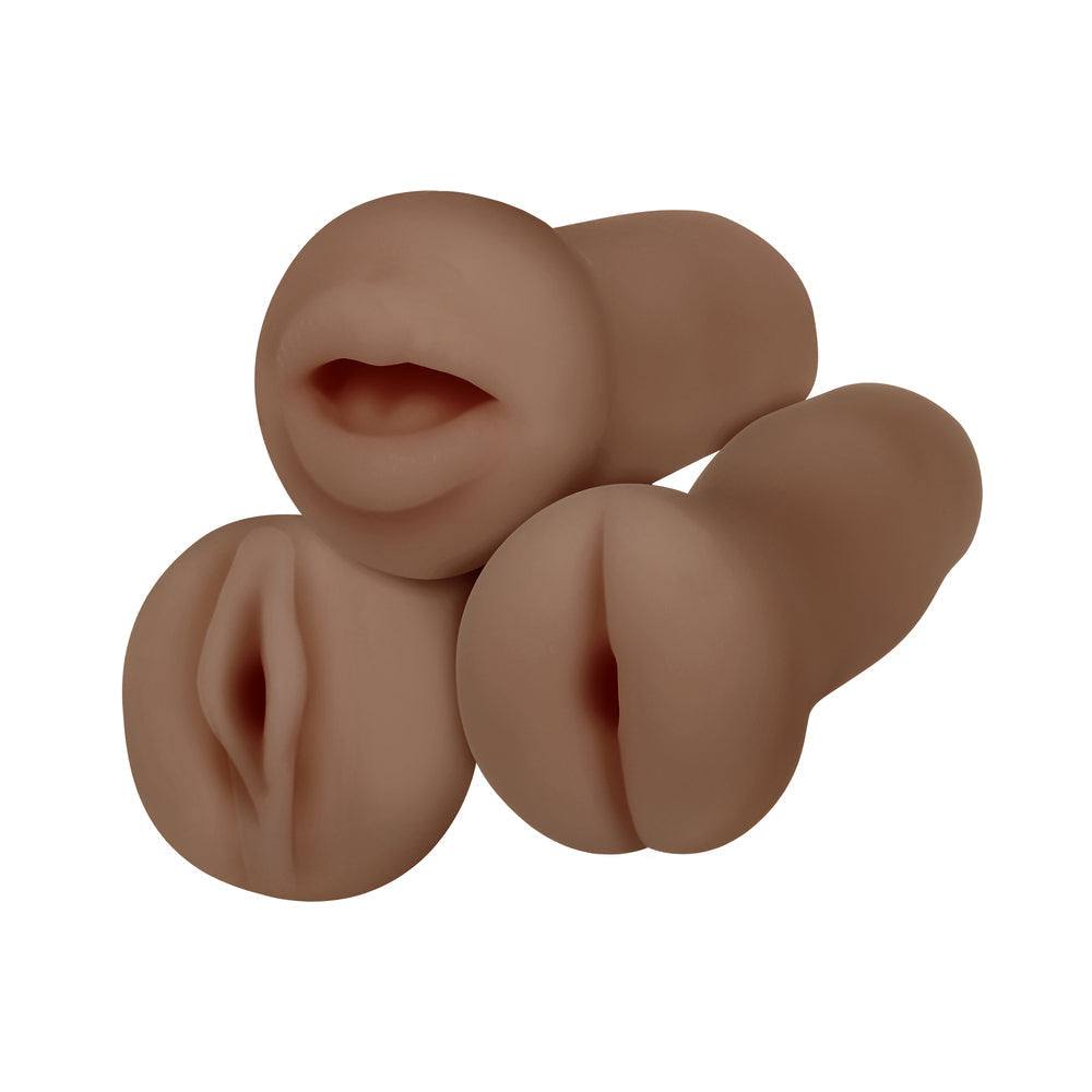 SELOPA PARTY PACK 3-PIECE STROKER PACK DARK