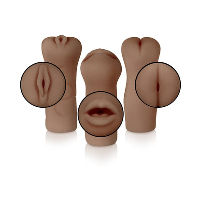 SELOPA - PARTY PACK 3-PIECE STROKER PACK DARK