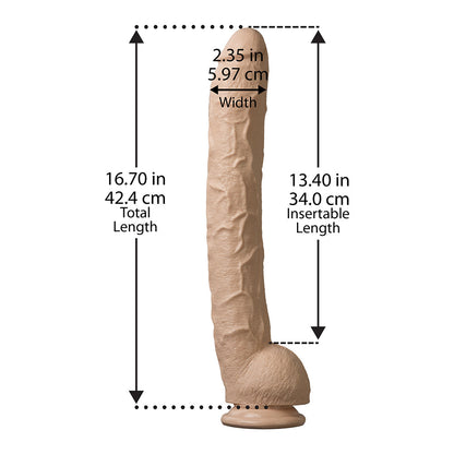 DICK RAMBONE: 18 IN. X 2.5 IN. BEIGE