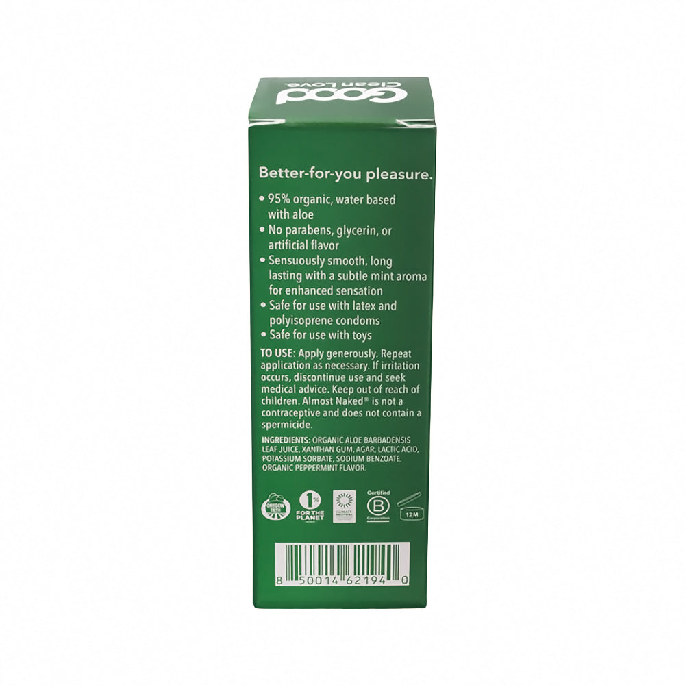 GOOD CLEAN LOVE - LUBRICANTE PERSONAL CASI AL NATURAL CON UN TOQUE DE MENTA 1.69 OZ.