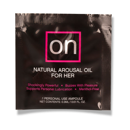ON AROUSAL OIL AMPOULE PACKET
