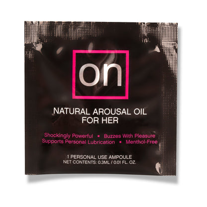 SENSUVA - ON AROUSAL OIL AMPOULE PACKET