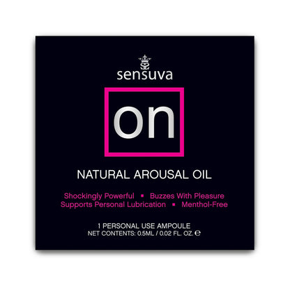 ON AROUSAL OIL AMPOULE PACKET