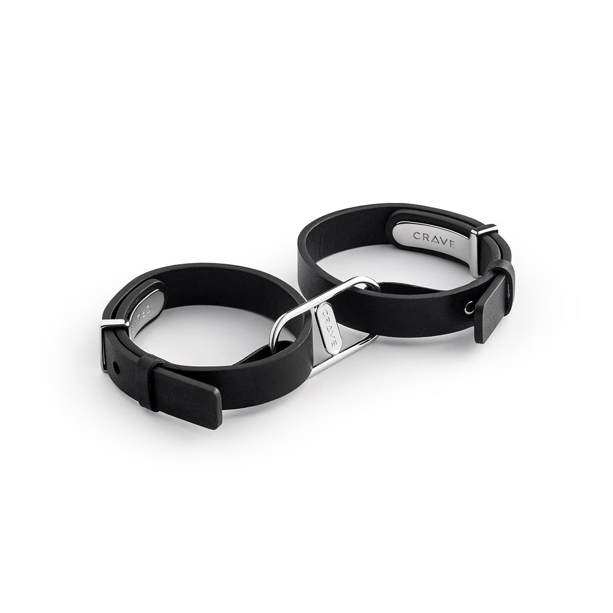 CRAVE ICON CUFFS BLACK/SILVER