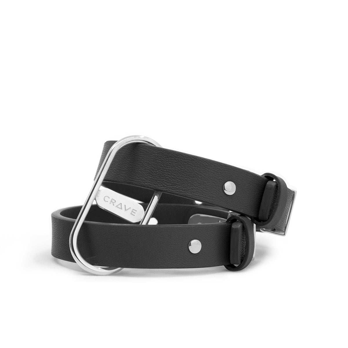 CRAVE ICON CUFFS BLACK/SILVER