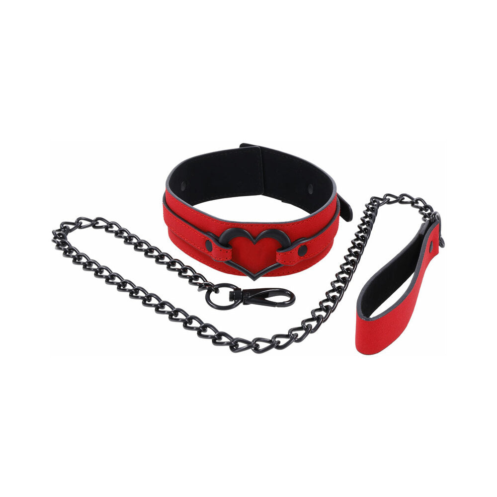 SPORTSHEETS SEX & MISCHIEF AMOR COLLAR AND LEASH