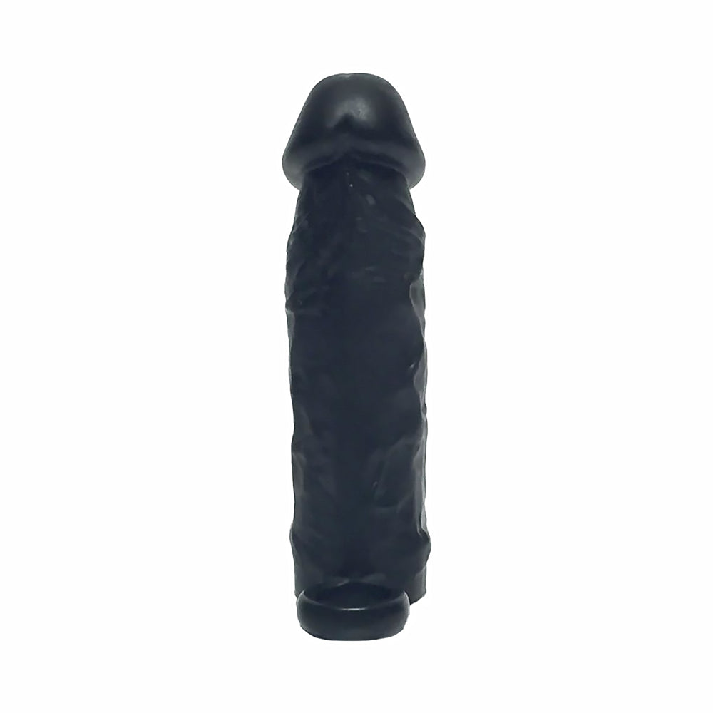 BONEYARD MEATY SILICONE COCK EXTENDER BLACK