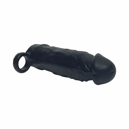 BONEYARD MEATY SILICONE COCK EXTENDER BLACK