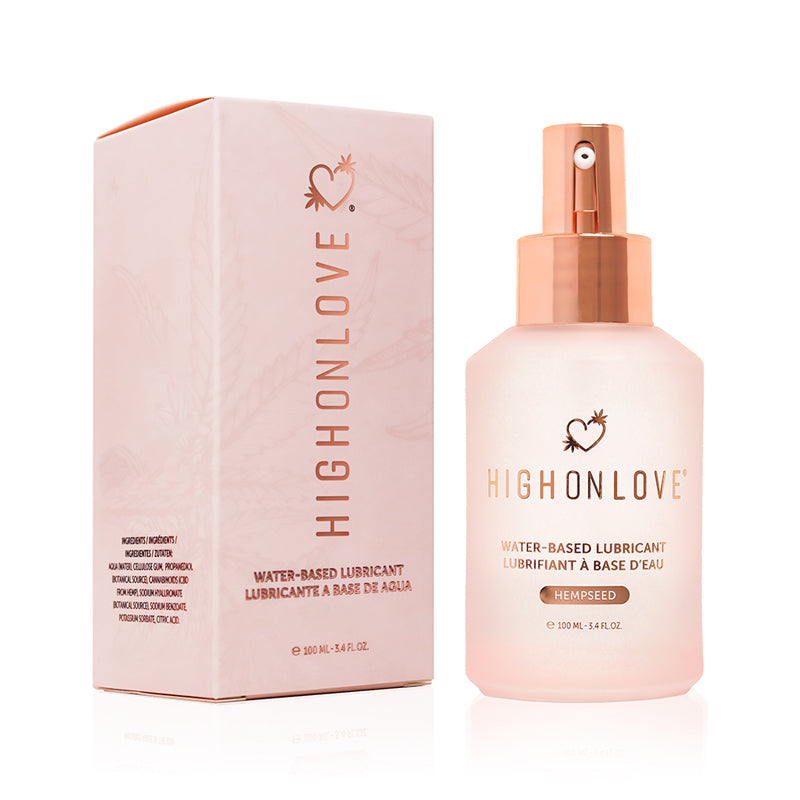HIGHONLOVE - HEMPSEED WATER-BASED LUBRICANT 3.4 OZ.