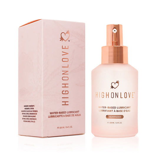 HIGHONLOVE - HEMPSEED WATER-BASED LUBRICANT 3.4 OZ.