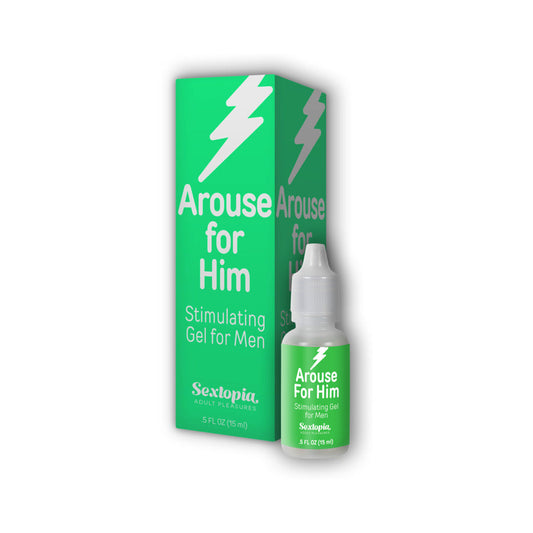 BODY ACTION - SEXTOPIA AROUSE FOR HIM STIMULATING GEL FOR MEN .5 OZ. BOTTLE