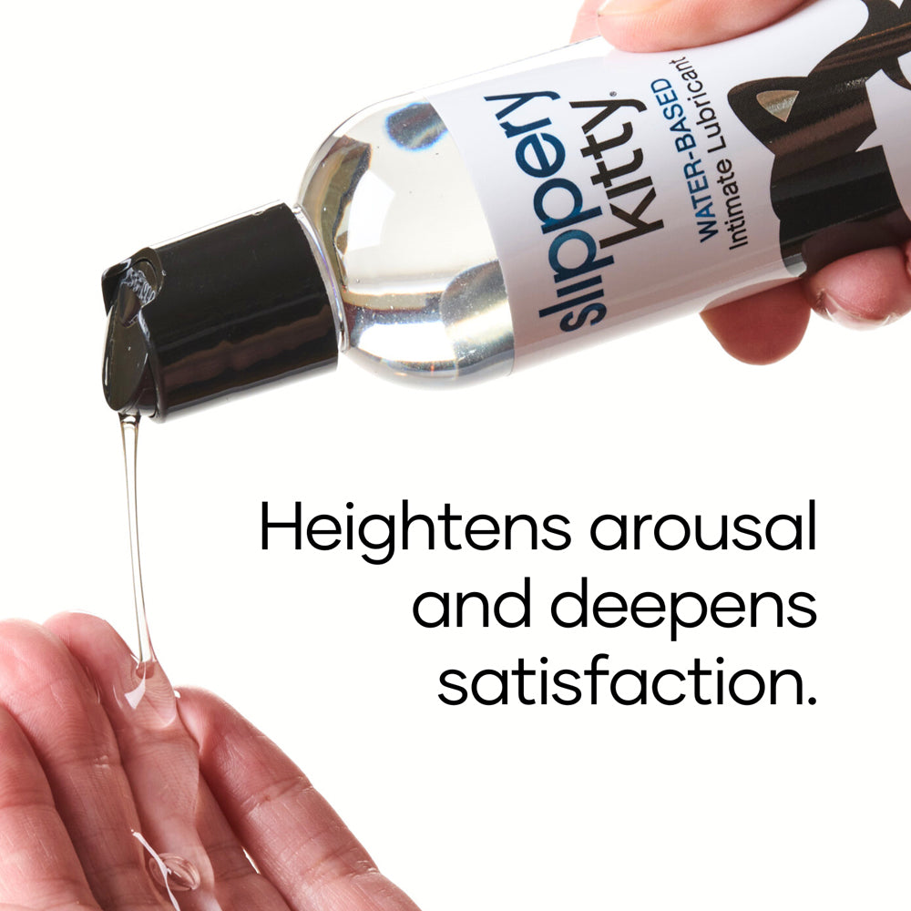 SLIPPERY KITTY WATER-BASED LUBRICANT 8 OZ.