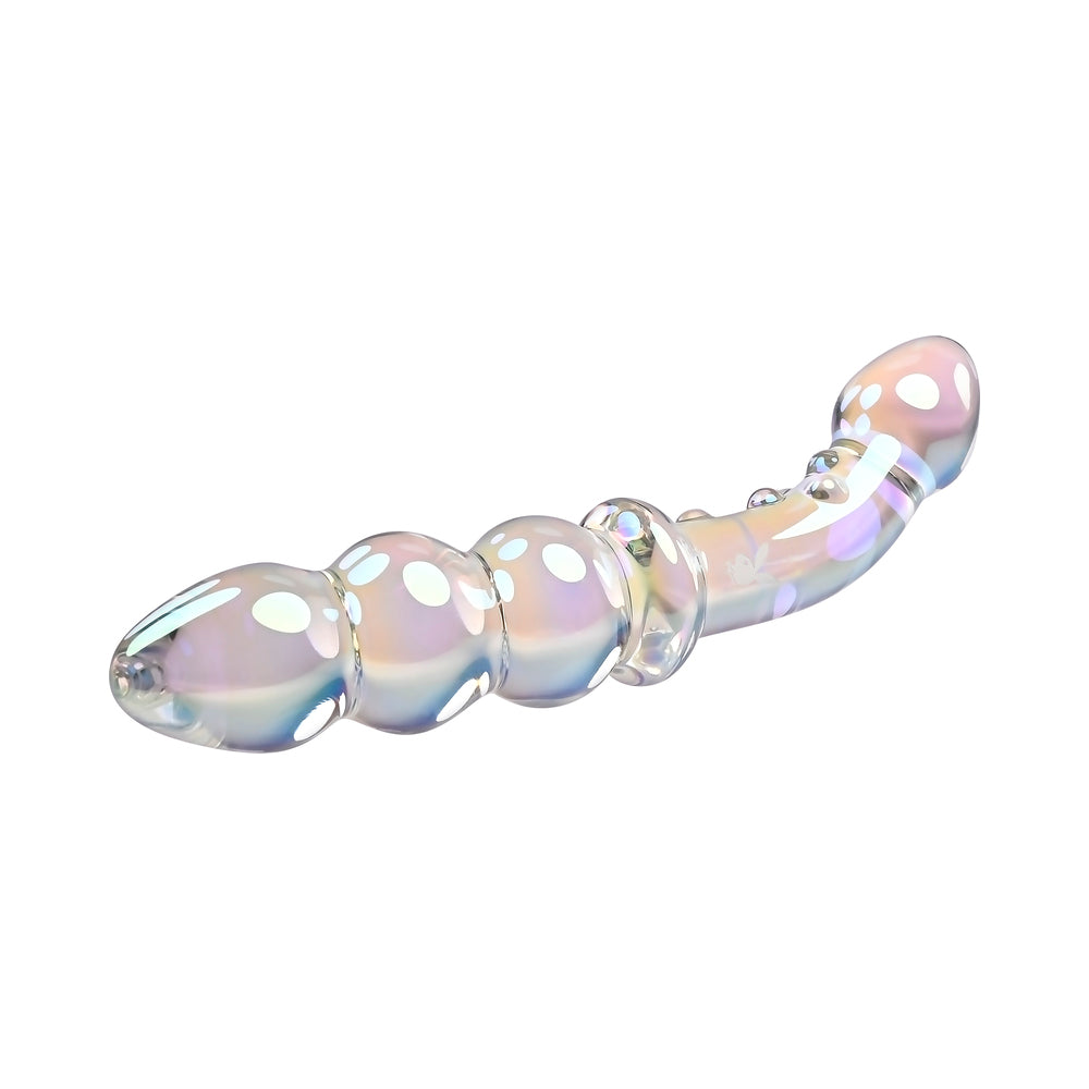PLAYBOY JEWELS DOUBLE GLASS DILDO