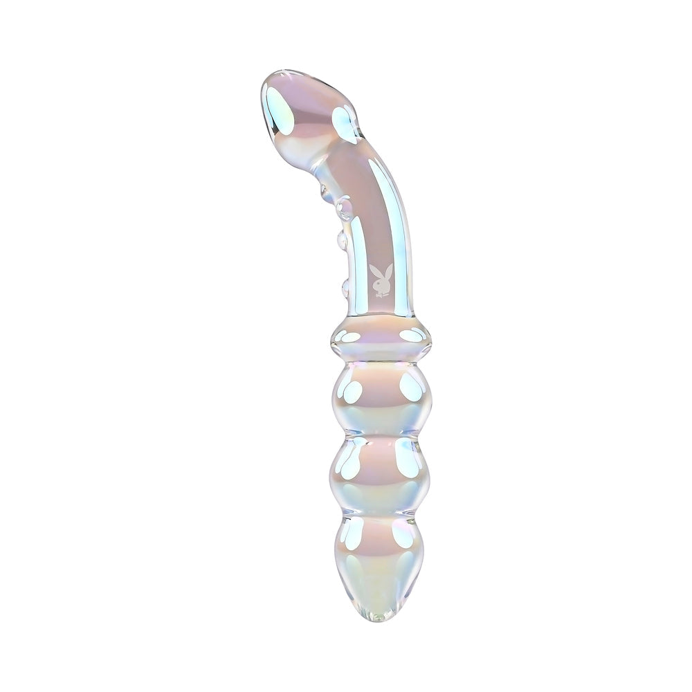 PLAYBOY JEWELS DOUBLE GLASS DILDO