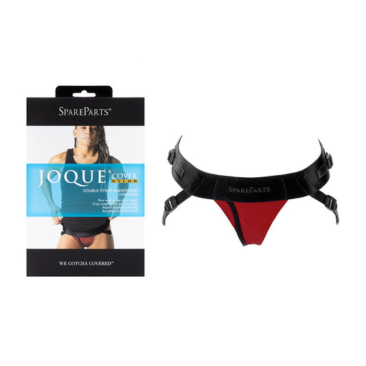 SPAREPARTS JOQUE COVER UNDERWEAR HARNESS RED (DOUBLE STRAP) SIZE B NYLON