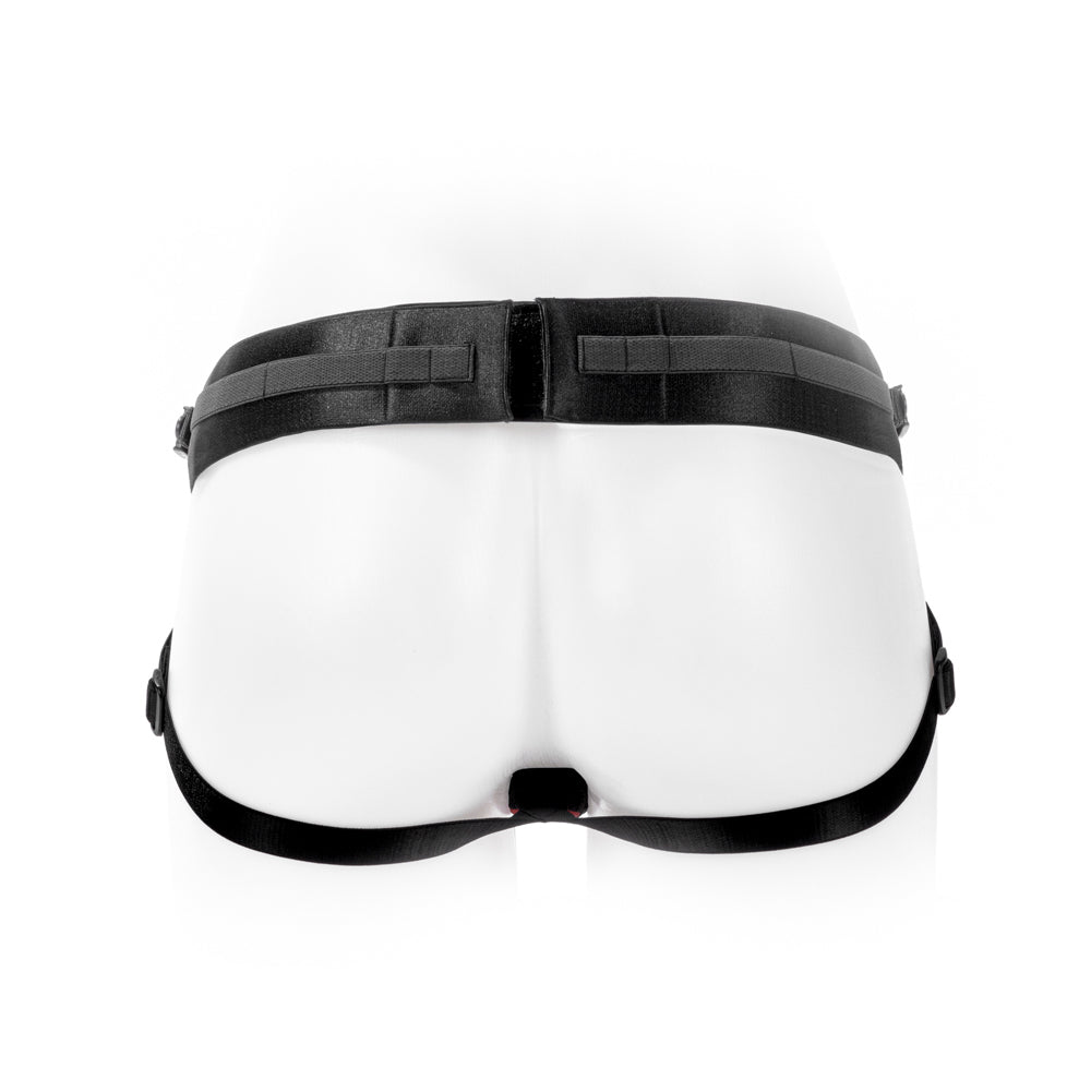 SPAREPARTS - JOQUE COVER UNDERWEAR HARNESS RED (DOUBLE STRAP) SIZE B NYLON