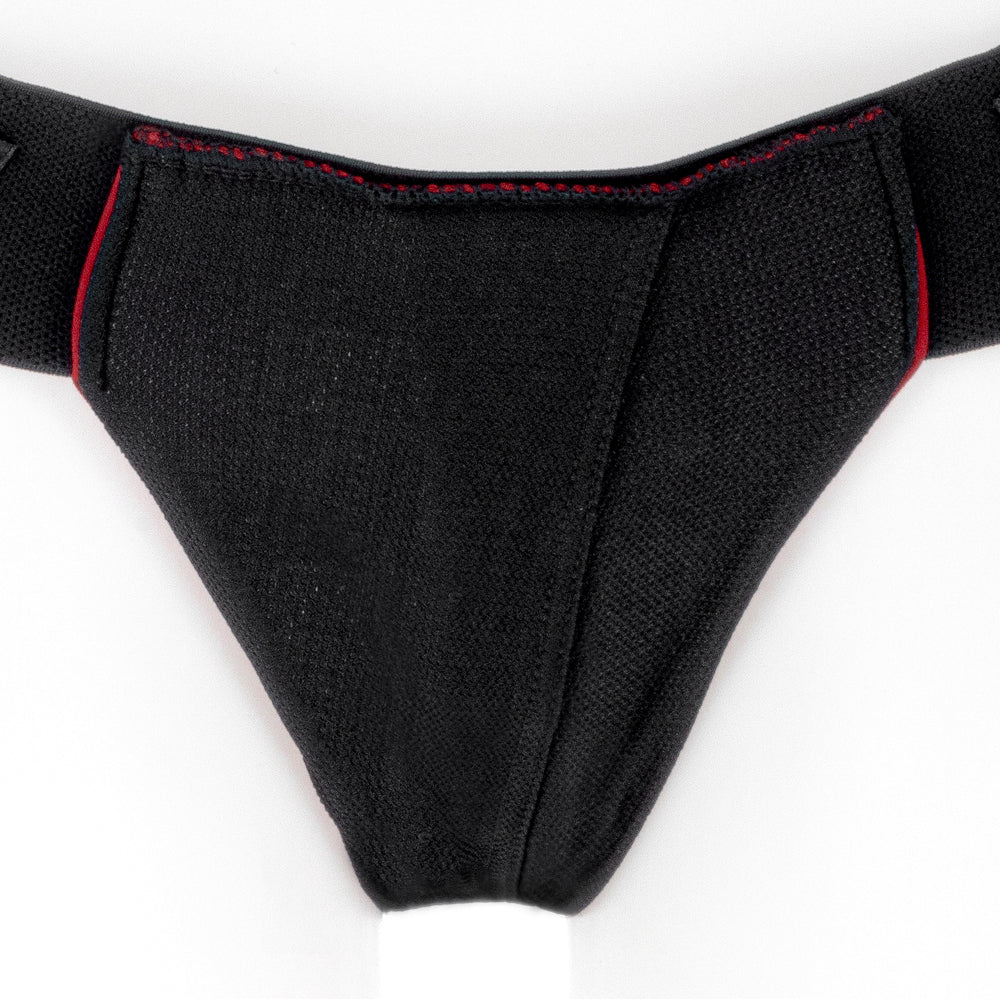 SPAREPARTS - JOQUE COVER UNDERWEAR HARNESS RED (DOUBLE STRAP) SIZE B NYLON