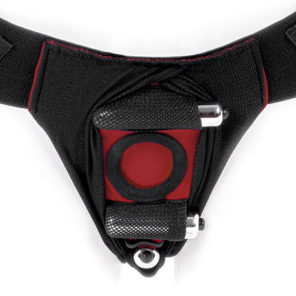 SPAREPARTS - JOQUE COVER UNDERWEAR HARNESS RED (DOUBLE STRAP) SIZE B NYLON